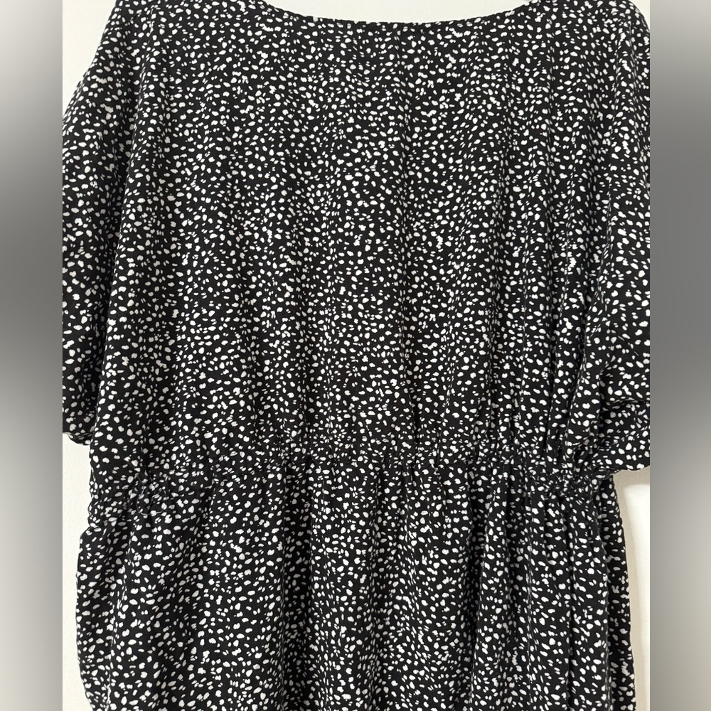 LOFT blue and white printed swim cover up - Picture 7 of 7